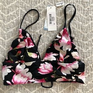 Frankies black lotus bikini set size small NWT
